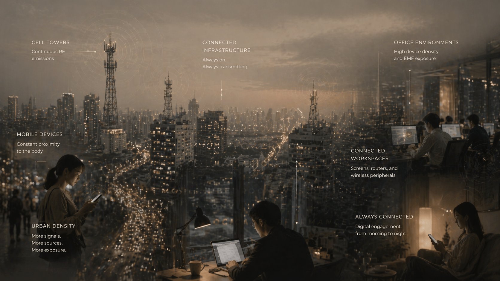 The electromagnetic landscape we live in