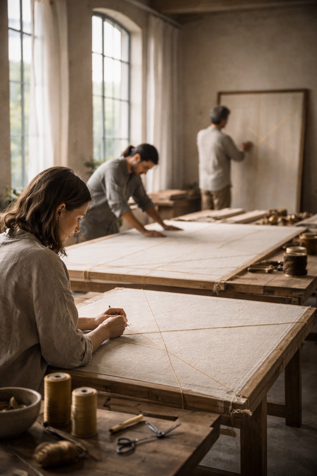 Textile workshop and production
